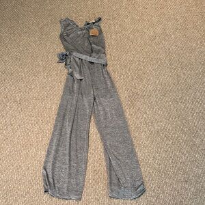 Kori Heather Gray Sleeveless Jumpsuit